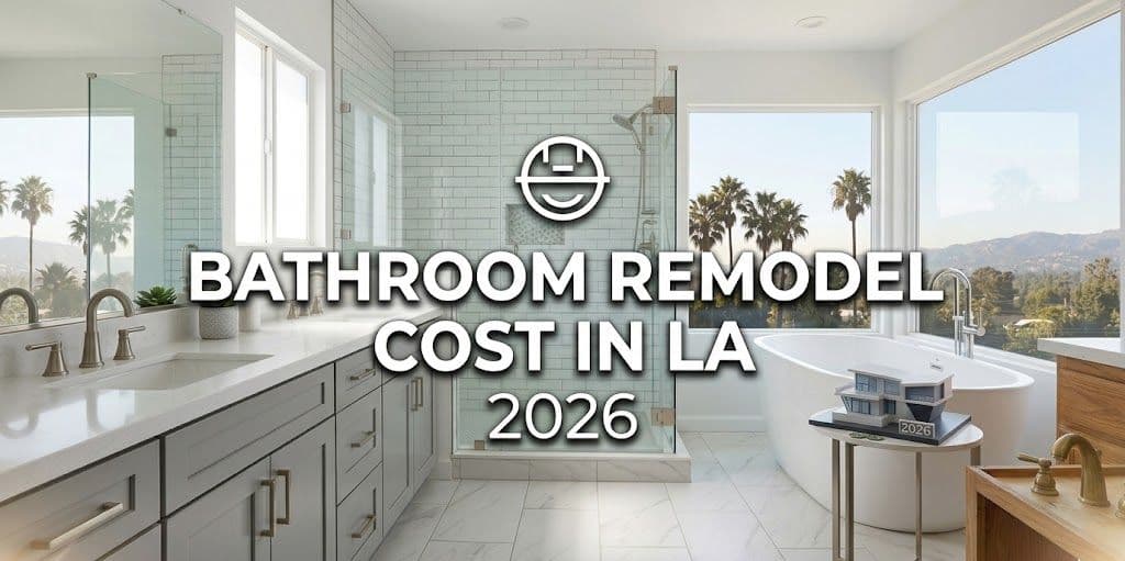Modern luxury bathroom in Los Angeles.