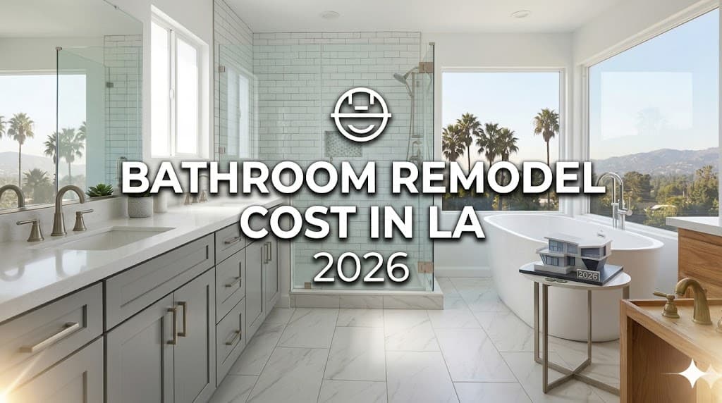 Modern luxury bathroom in Los Angeles.